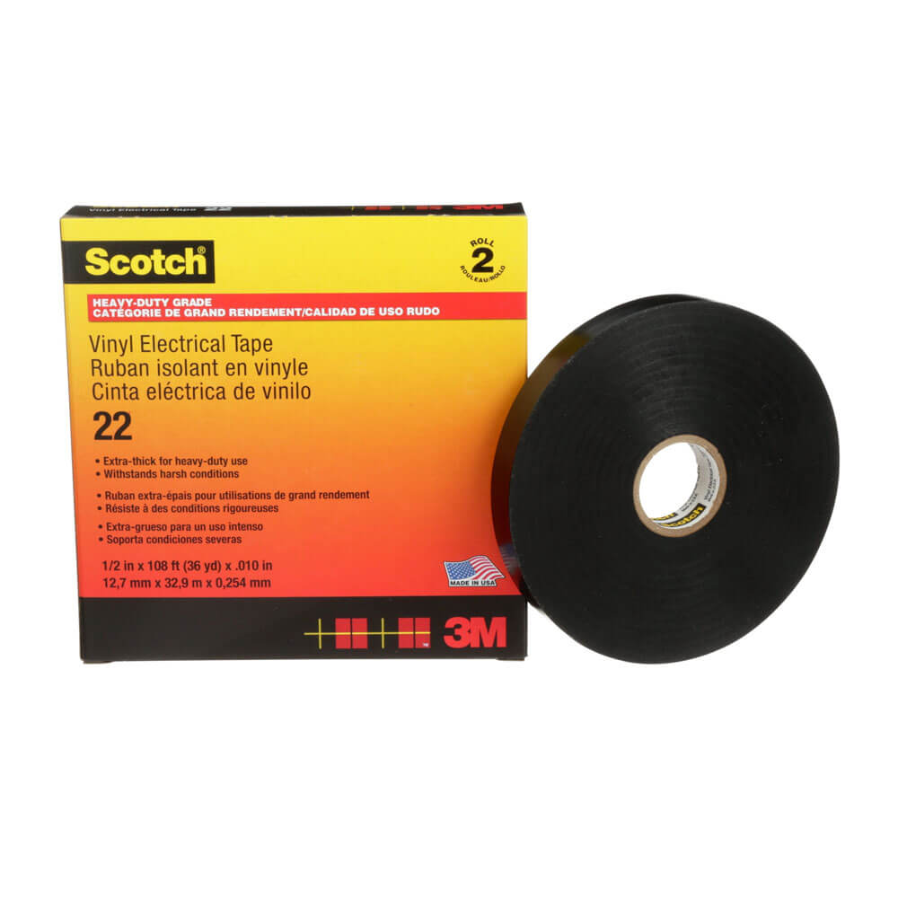 Scotch® Solvent Resistant Masking Tape 226 Black, 1-1/2 in x 60 yd