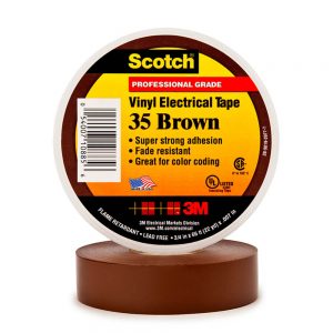 Vinyl Electrical Tape Brown