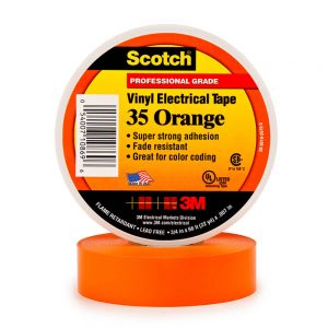 Vinyl Electrical Tape Orange