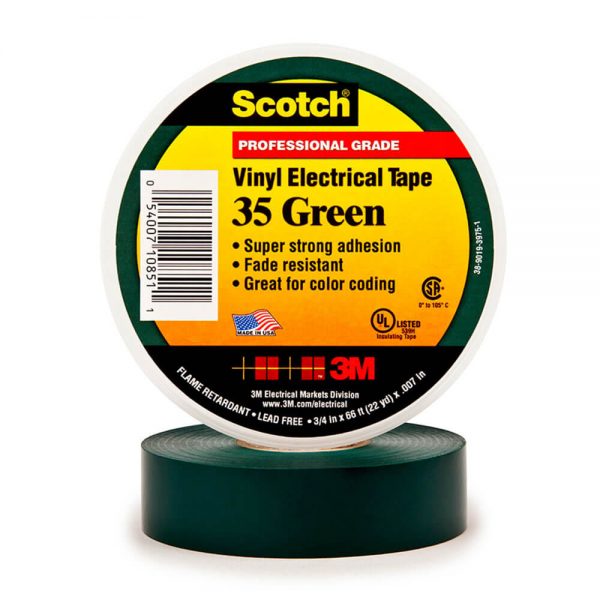 Vinyl Electrical Tape Green