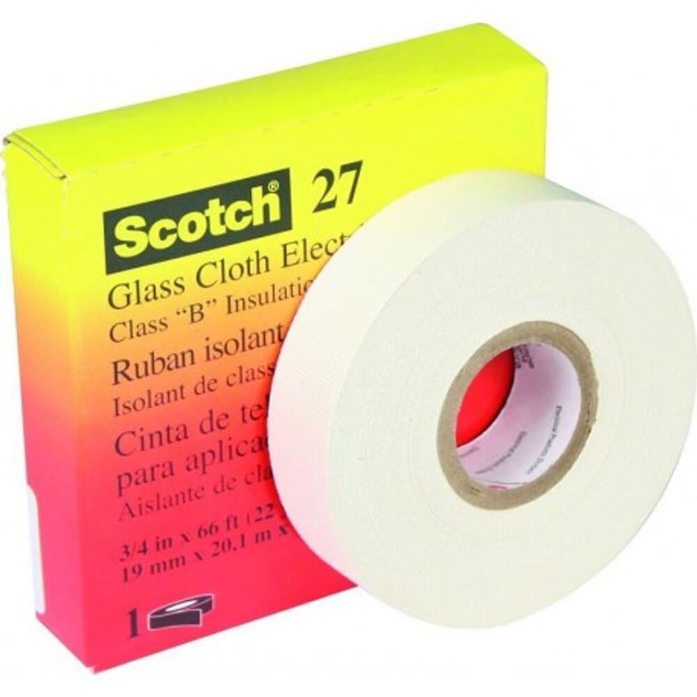 3M Scotch 69 Glass Cloth Electrical Tape, 3/4 x 66ft